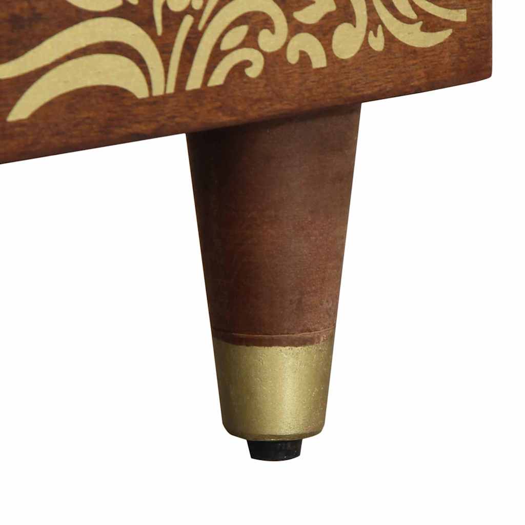 Coffee Table Honey brown 80 x 50 x 40 cm Solid mango wood